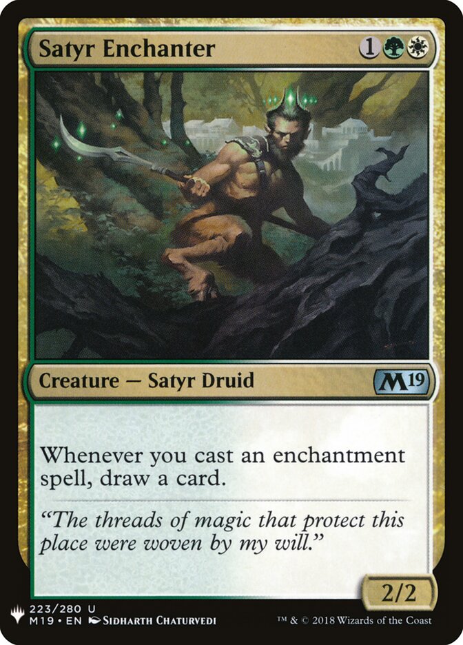 Encantador Sátiro / Satyr Enchanter - Magic: The Gathering - MoxLand