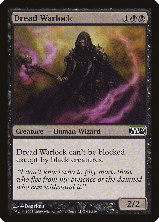 Bruxo do Temor / Dread Warlock - Magic: The Gathering - MoxLand