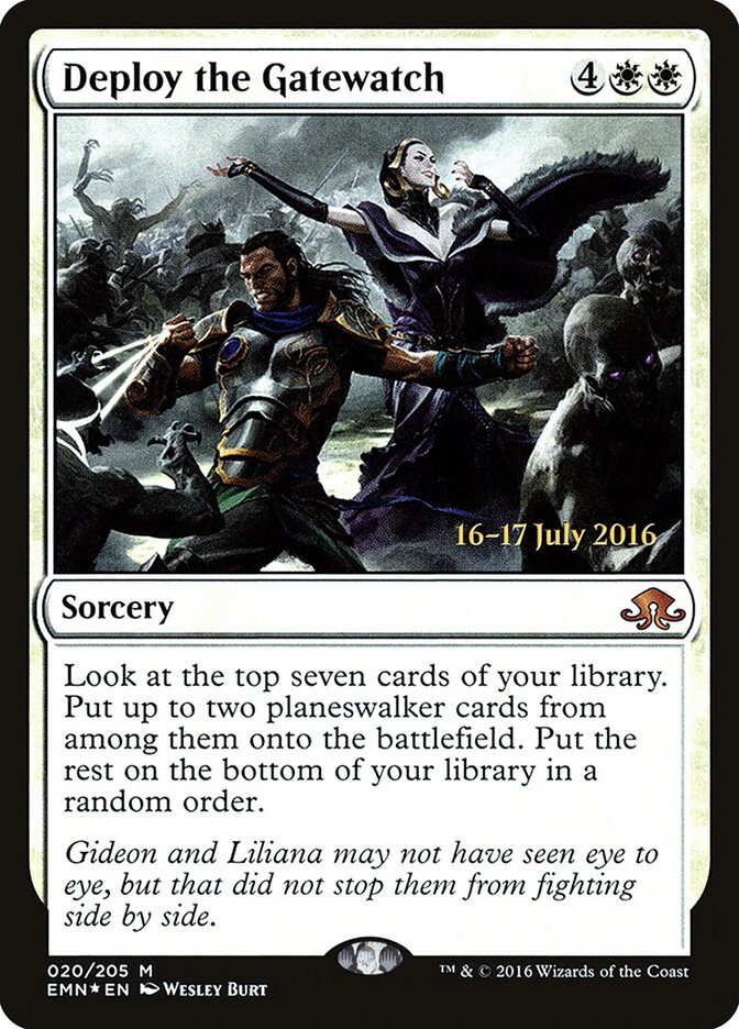 Enviar as Sentinelas / Deploy the Gatewatch - Magic: The Gathering - MoxLand