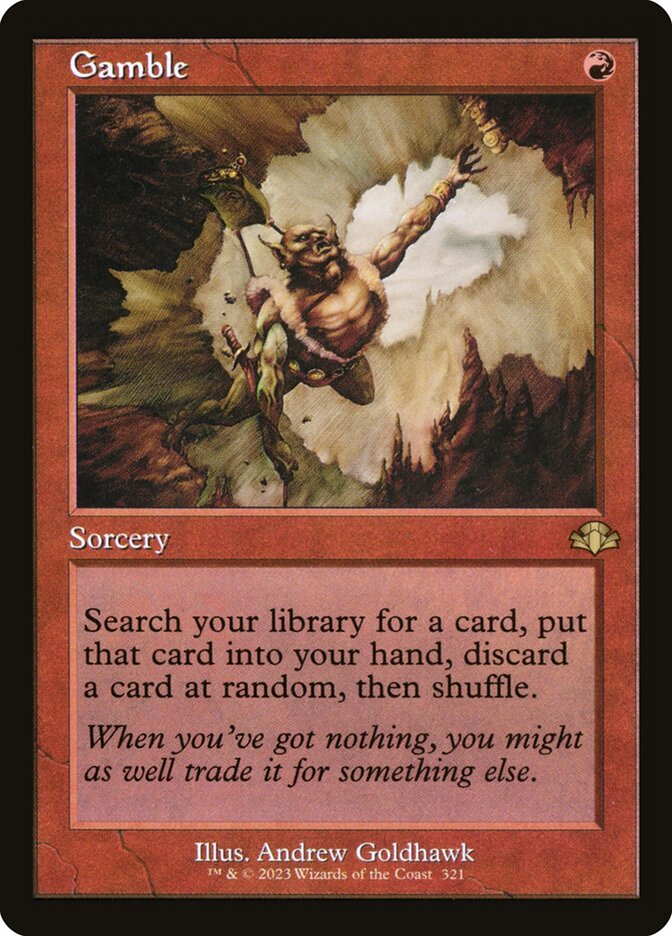 Transação Aleatória / Gamble - Magic: The Gathering - MoxLand