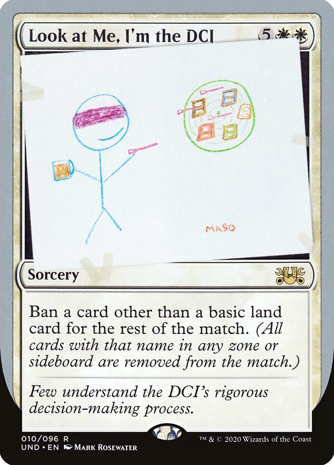 Look at Me, I'm the DCI / Look at Me, I'm the DCI - Magic: The Gathering - MoxLand