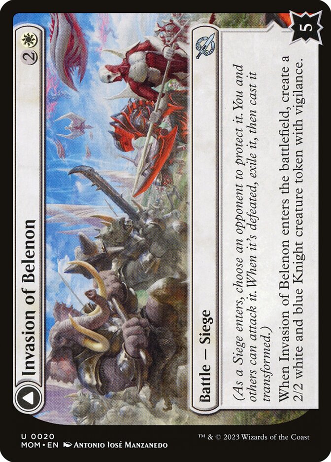 Invasão de Belenon / Invasion of Belenon - Magic: The Gathering - MoxLand