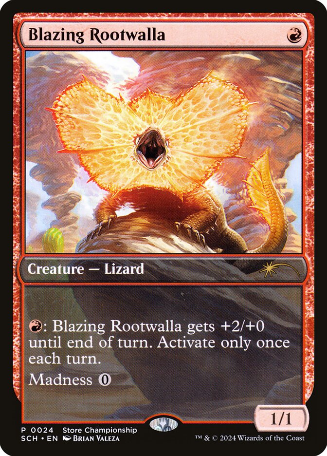 Rizowalla Inflamado / Blazing Rootwalla - Magic: The Gathering - MoxLand