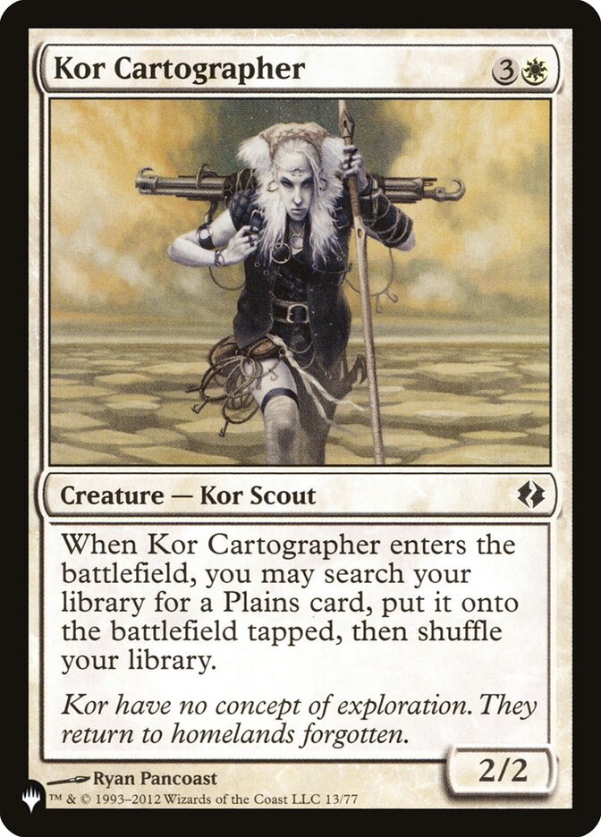 Cartógrafa Kor / Kor Cartographer - Magic: The Gathering - MoxLand