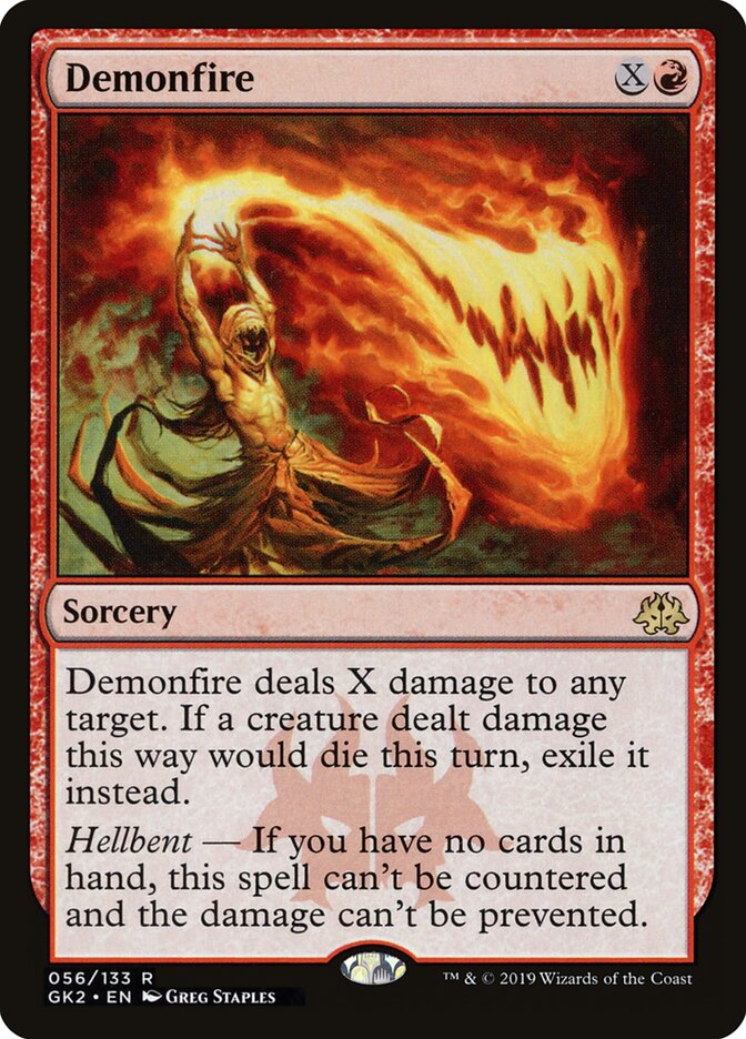 Fogueira Demoníaca / Demonfire - Magic: The Gathering - MoxLand