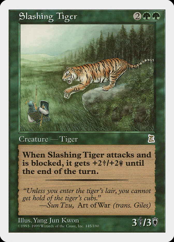 Slashing Tiger - Magic: The Gathering - MoxLand