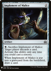 Implemento de Malícia / Implement of Malice - Magic: The Gathering - MoxLand
