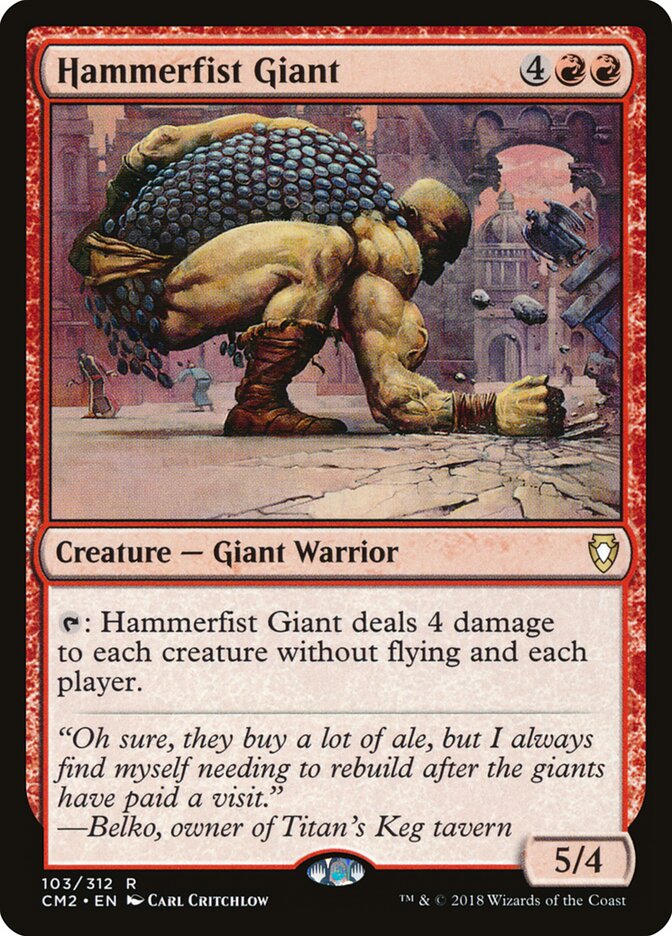 Gigante Punho de Martelo / Hammerfist Giant - Magic: The Gathering - MoxLand