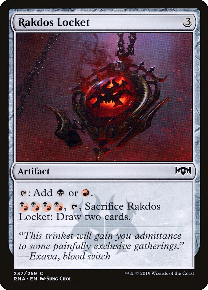Medalhão Rakdos / Rakdos Locket - Magic: The Gathering - MoxLand