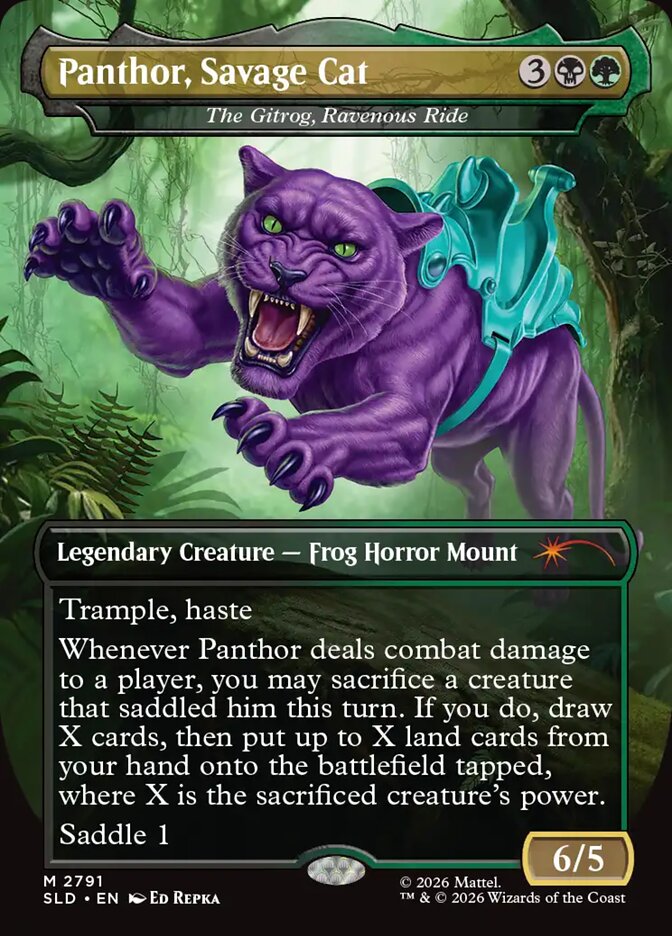 O Gitrog, Montaria Voraz / The Gitrog, Ravenous Ride - Magic: The Gathering - MoxLand