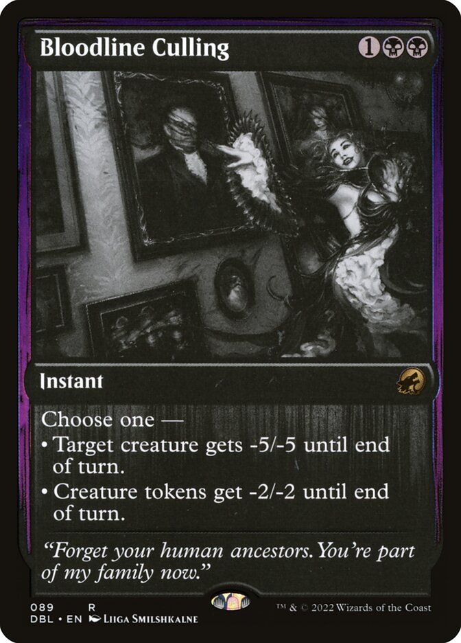 Ceifa da Linhagem / Bloodline Culling - Magic: The Gathering - MoxLand