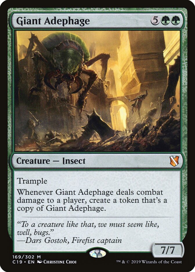 Adéfago Gigante / Giant Adephage - Magic: The Gathering - MoxLand