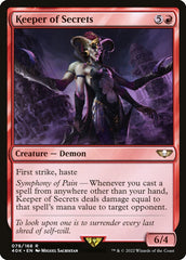 Guardião dos Segredos / Keeper of Secrets - Magic: The Gathering - MoxLand