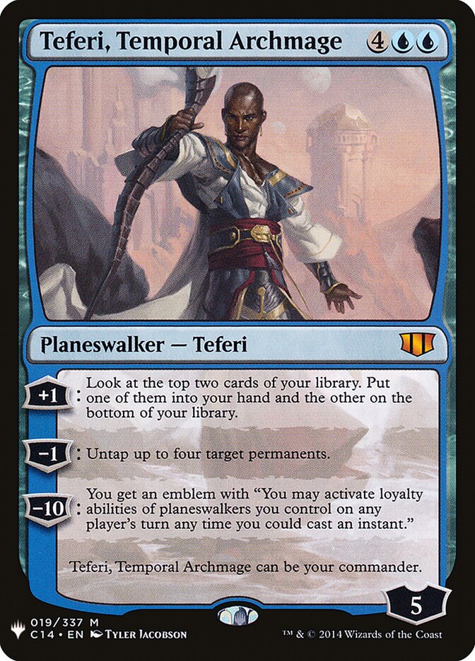 Teferi, Arquimago Temporal / Teferi, Temporal Archmage - Magic: The Gathering - MoxLand