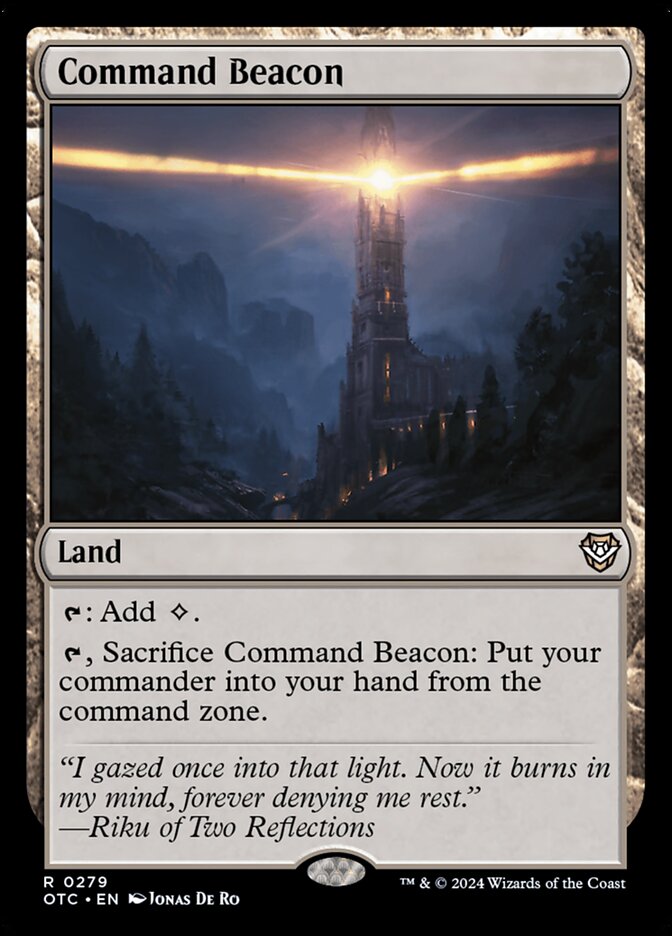 Farol do Comando / Command Beacon - Magic: The Gathering - MoxLand