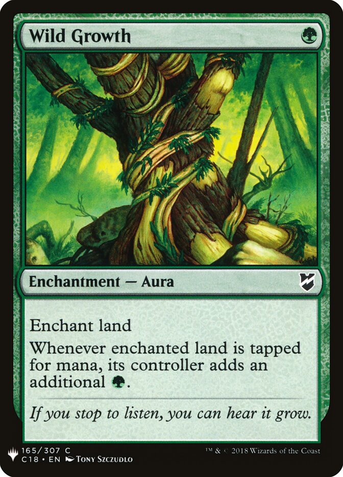 Crescimento Virente / Wild Growth - Magic: The Gathering - MoxLand