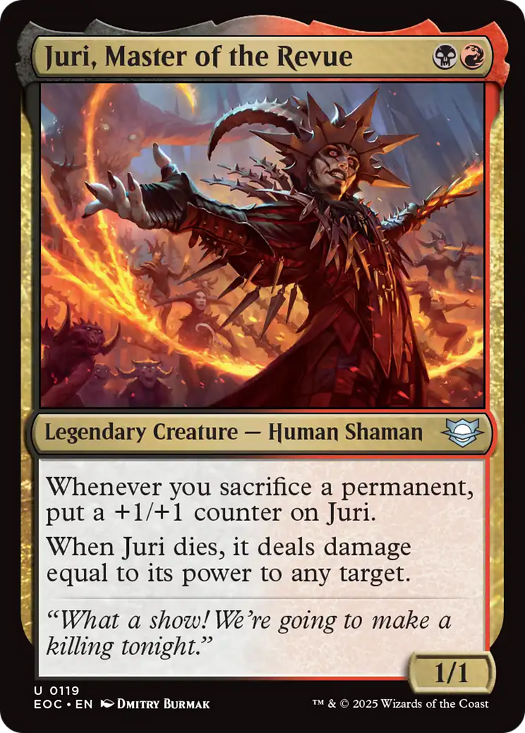 Juri, Mestre da Trupe / Juri, Master of the Revue - Magic: The Gathering - MoxLand