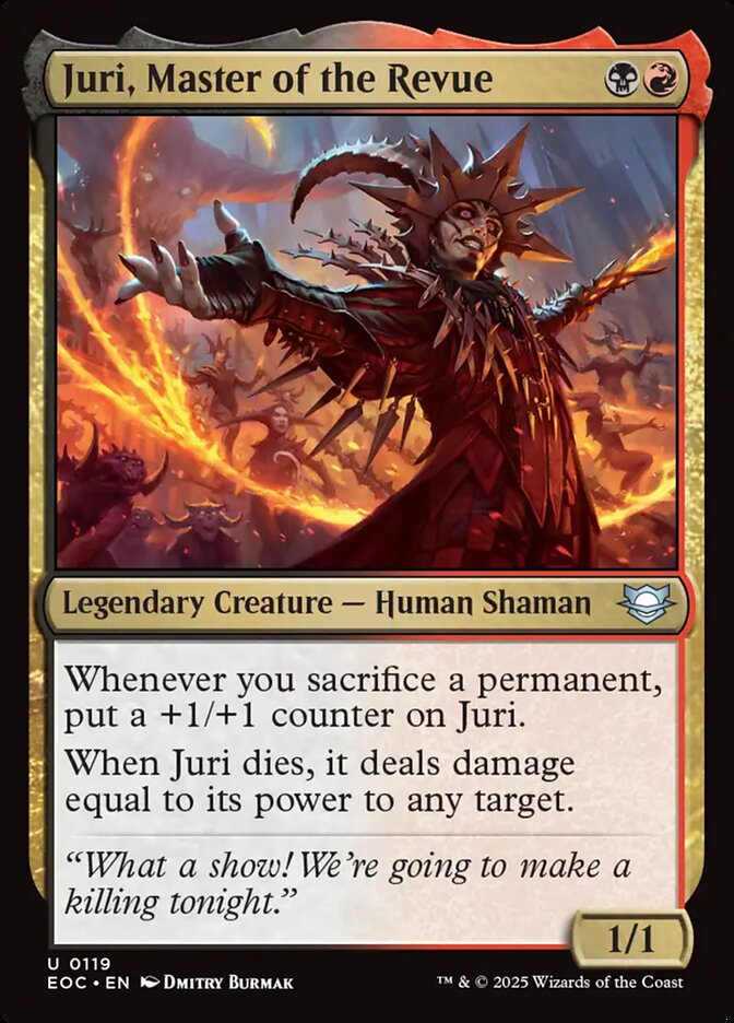 Juri, Mestre da Trupe / Juri, Master of the Revue - Magic: The Gathering - MoxLand