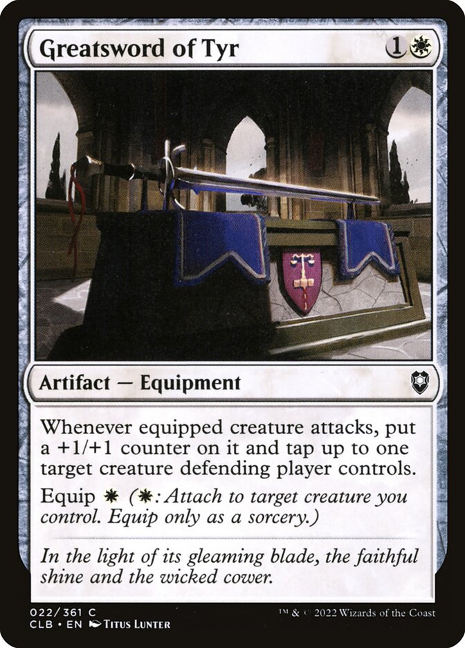 Espada Grande de Tyr / Greatsword of Tyr - Magic: The Gathering - MoxLand