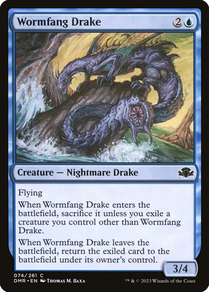 Dragonete Dentígero / Wormfang Drake - Magic: The Gathering - MoxLand