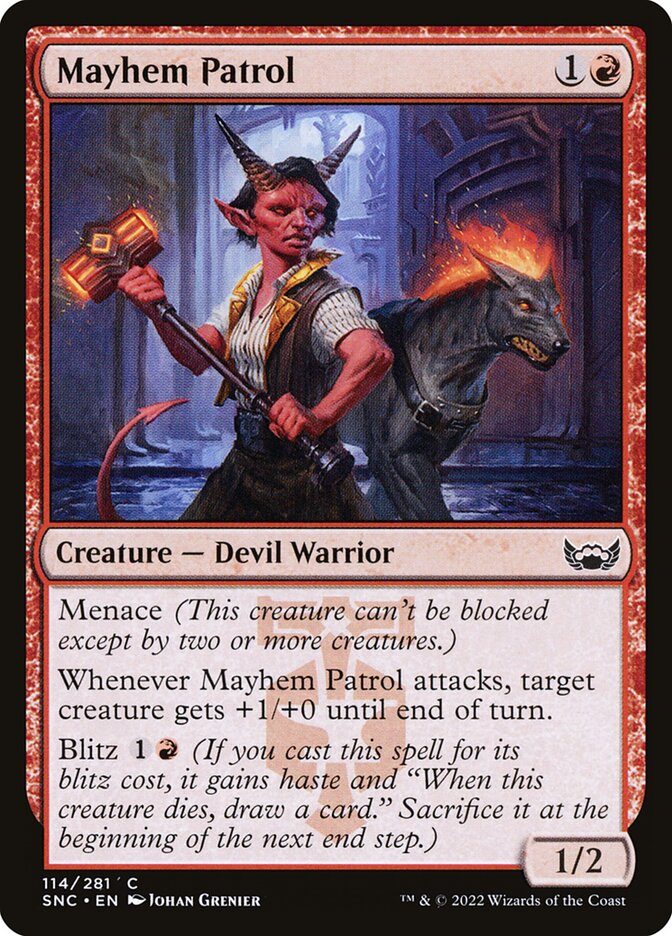 Patrulheira do Pandemônio / Mayhem Patrol - Magic: The Gathering - MoxLand