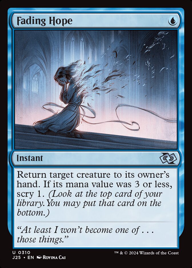Esperança Evanescente / Fading Hope - Magic: The Gathering - MoxLand