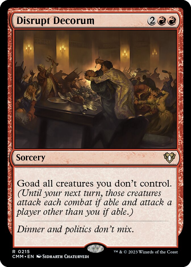 Quebrar o Decoro / Disrupt Decorum - Magic: The Gathering - MoxLand