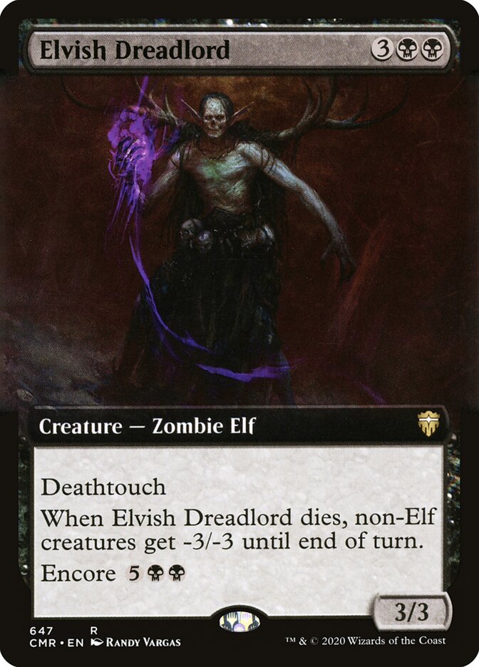 Senhor do Medo Élfico / Elvish Dreadlord - Magic: The Gathering - MoxLand