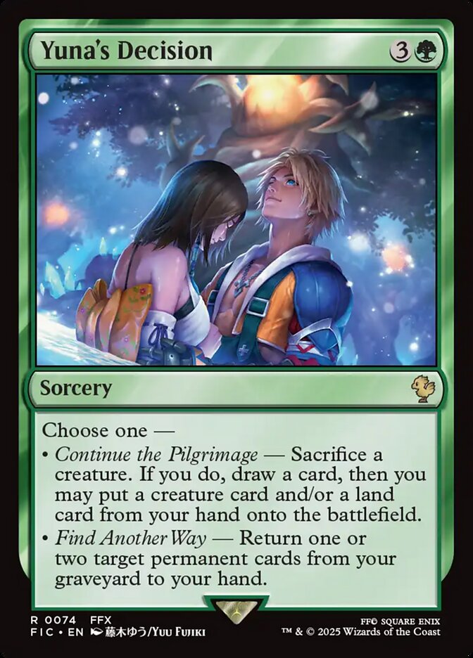 Yuna's Decision - Magic: The Gathering - MoxLand