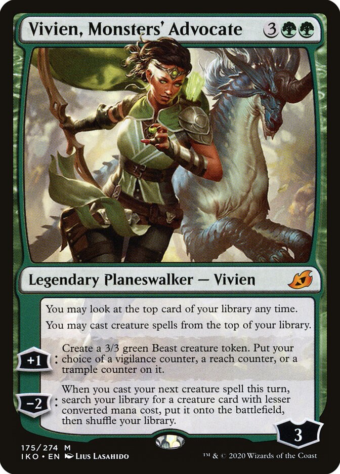 Vivien, Protetora dos Monstros / Vivien, Monsters' Advocate - Magic: The Gathering - MoxLand