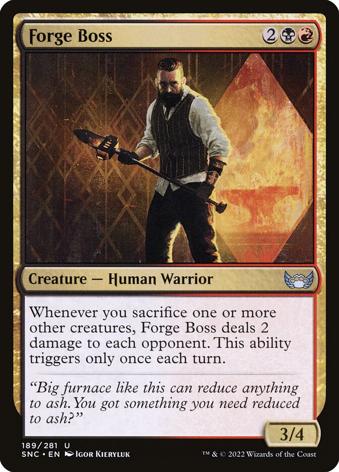 Chefe da Forja / Forge Boss - Magic: The Gathering - MoxLand