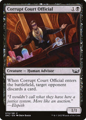 Magistrado Corrupto / Corrupt Court Official - Magic: The Gathering - MoxLand
