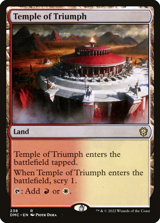 Templo do Triunfo / Temple of Triumph - Magic: The Gathering - MoxLand