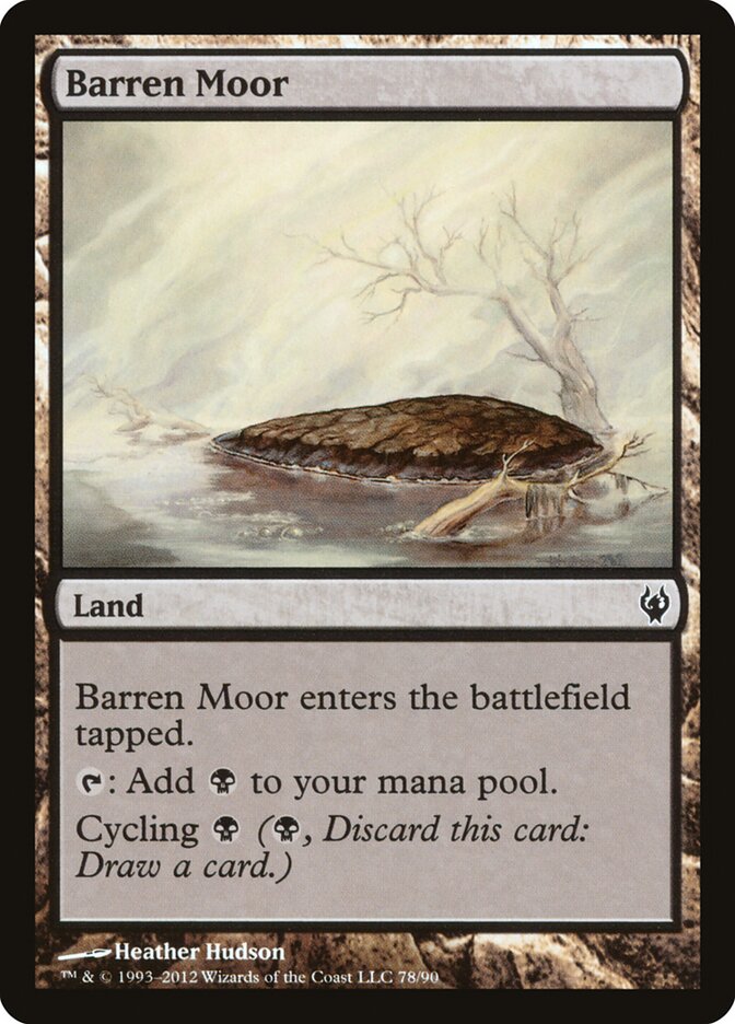 Charneca Estéril / Barren Moor - Magic: The Gathering - MoxLand