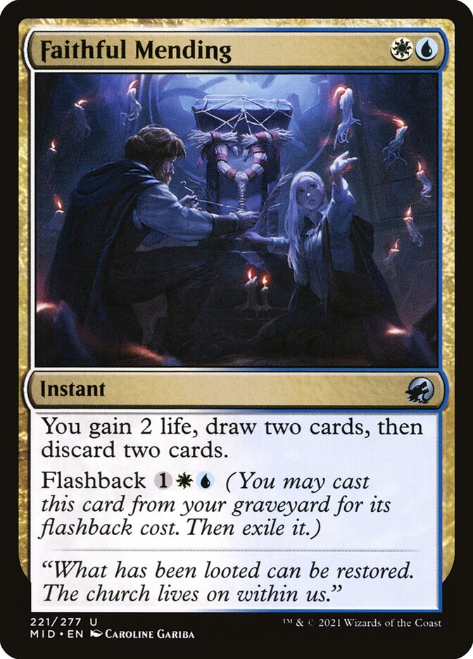 Cura pela Fé / Faithful Mending - Magic: The Gathering - MoxLand