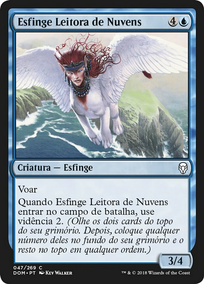 Esfinge Leitora de Nuvens / Cloudreader Sphinx - Magic: The Gathering - MoxLand