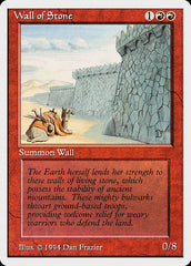 Barreira de Pedra / Wall of Stone - Magic: The Gathering - MoxLand