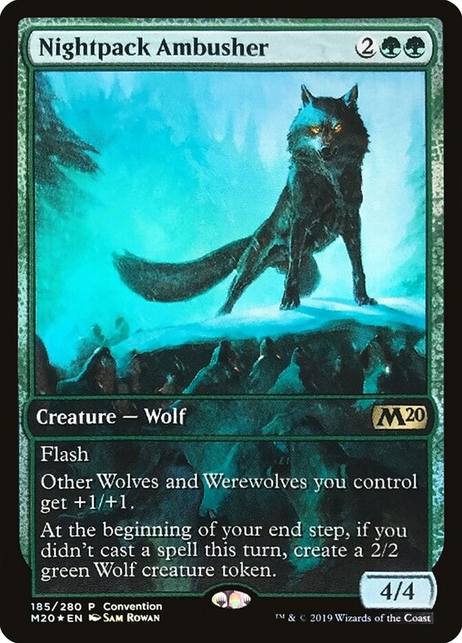 Emboscador da Matilha Noturna / Nightpack Ambusher - Magic: The Gathering - MoxLand
