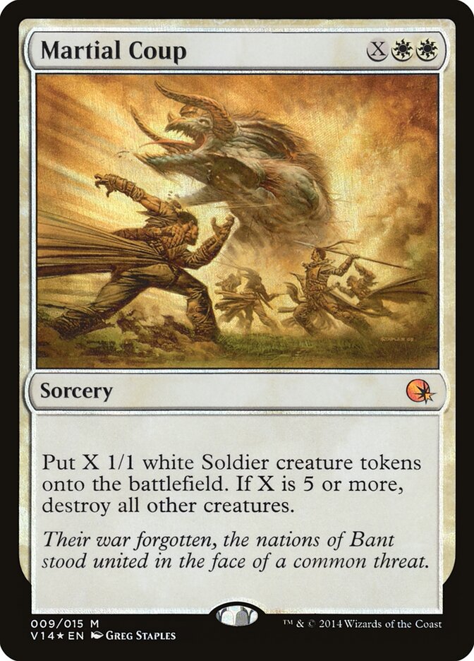 Golpe Marcial / Martial Coup - Magic: The Gathering - MoxLand