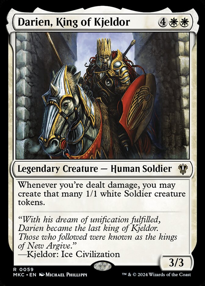 Darien, Rei de Kjeldor / Darien, King of Kjeldor - Magic: The Gathering - MoxLand