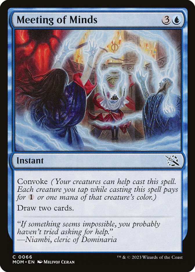 Encontro de Mentes / Meeting of Minds - Magic: The Gathering - MoxLand