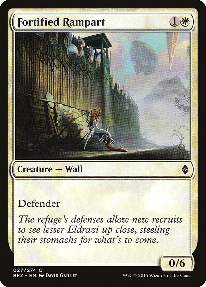 Antemuro Fortificado / Fortified Rampart - Magic: The Gathering - MoxLand