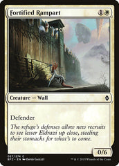 Antemuro Fortificado / Fortified Rampart - Magic: The Gathering - MoxLand