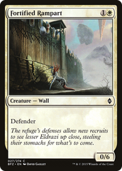 Antemuro Fortificado / Fortified Rampart - Magic: The Gathering - MoxLand