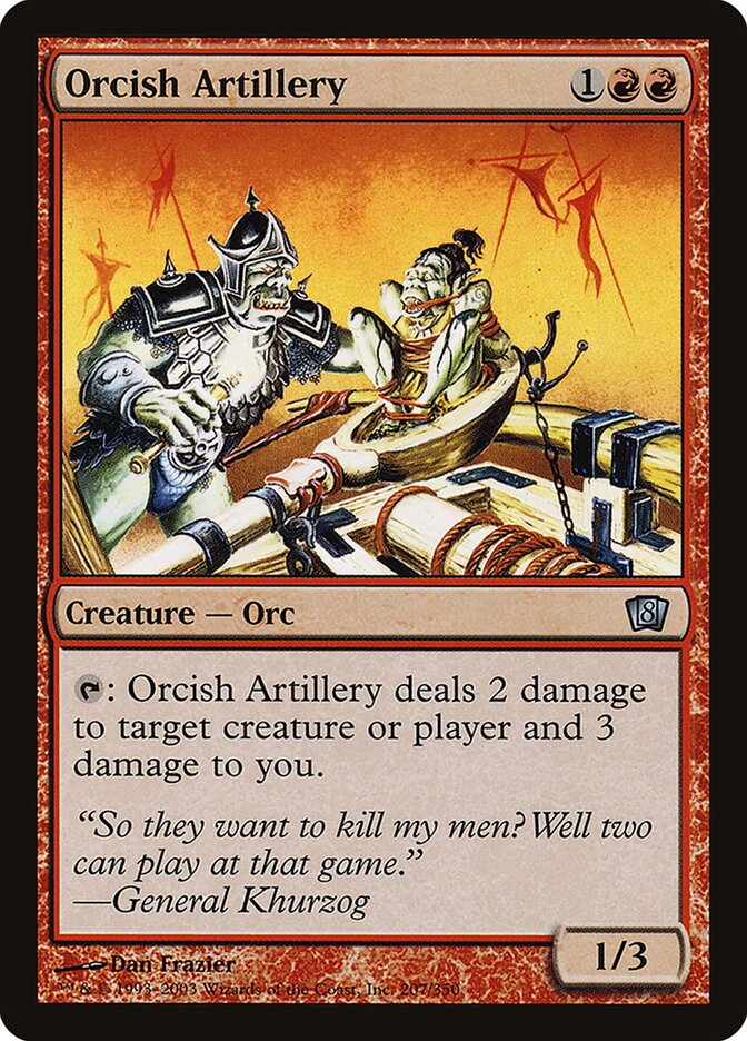 Artilharia Órquica / Orcish Artillery - Magic: The Gathering - MoxLand