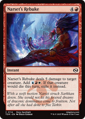 Repreensão de Narset / Narset's Rebuke - Magic: The Gathering - MoxLand