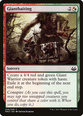 Isca de Gigante / Giantbaiting - Magic: The Gathering - MoxLand