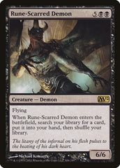 Demônio das Cicatrizes Rúnicas / Rune-Scarred Demon - Magic: The Gathering - MoxLand