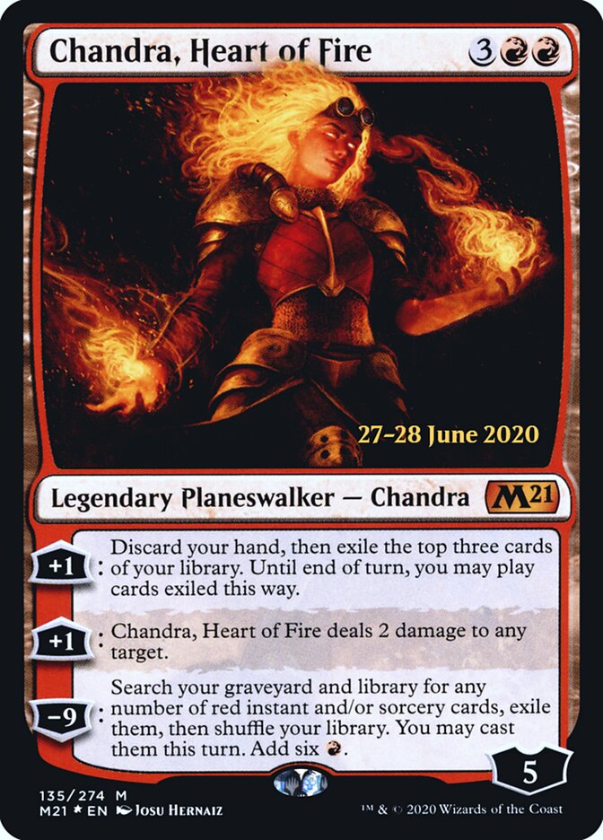 Chandra, Coração de Fogo / Chandra, Heart of Fire - Magic: The Gathering - MoxLand