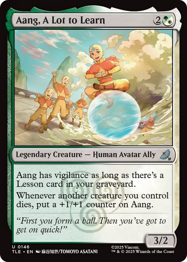 Aang, Muito a Aprender / Aang, A Lot to Learn - Magic: The Gathering - MoxLand